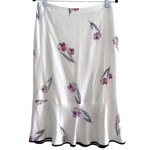 NWOT TRISTAN Floral Midi Skirt - Picture 1 of 4